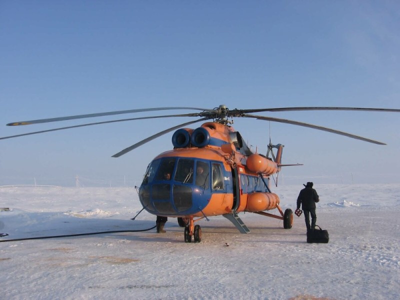 Create meme: yamal helicopter, Sabetta Gyda helicopter, mi 8 helicopter