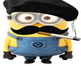 Create meme: A minion with glasses, The pirate minion, minion points
