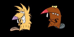 Create meme: angry beavers Norbert, daggett beaver