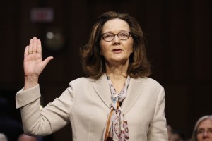 Create meme: the Director of the CIA, Gina haspel, gin to hospiatl