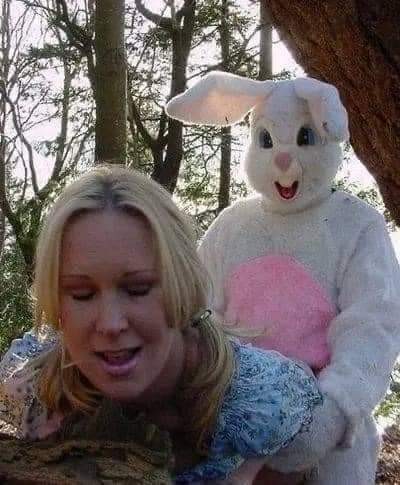 Create meme: people , rabbit , The rabbit is scary