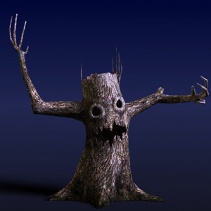 Create meme: deer, tree, a tree in ZBrush
