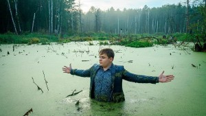 Create meme: the kid in a swamp meme, photo shoot in the swamp, student in a swamp