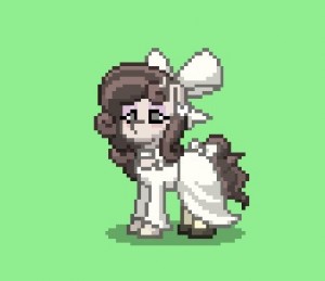 Create meme: pony town angel skin, position, pony town