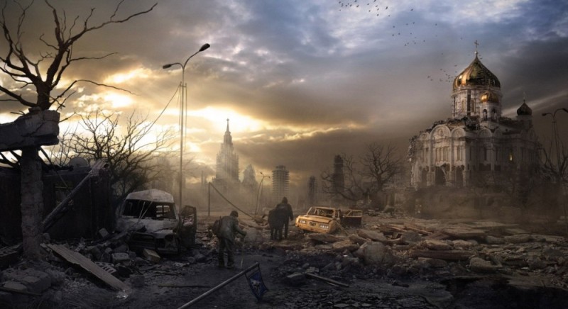 Create meme: post-apocalypse in russia, Moscow postapokalipsis, the post-Apocalypse art