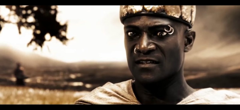 Create meme: 300 Spartans Ambassador, Peter Mensah 300, 300 spartans negro