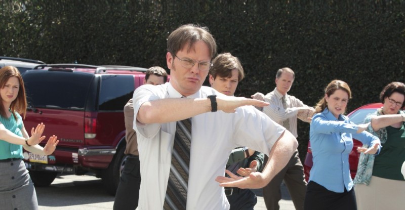 Create meme: Dwight Schrute , The series Ryan's office, series office