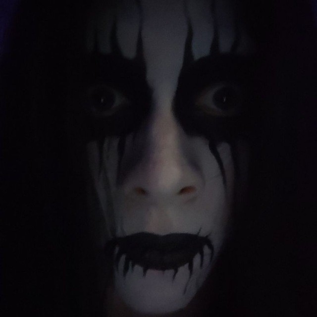 Create meme: darkness, laughing Jack , Halloween makeup