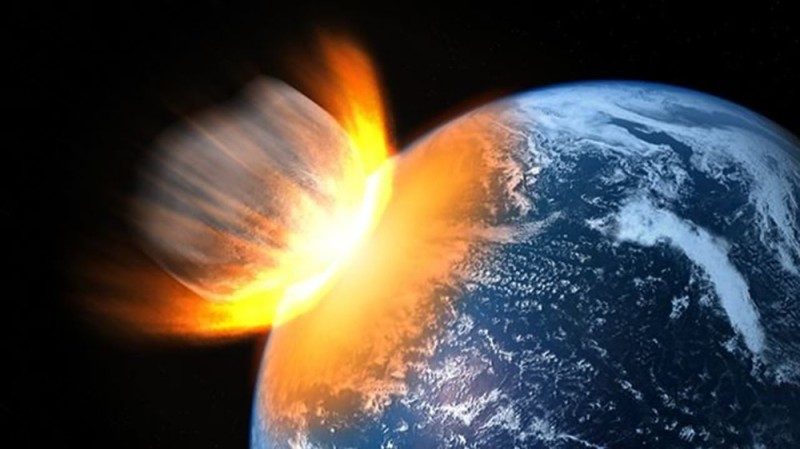 Создать мем: астероид 2022 ae1, до конца света, столкновение земли