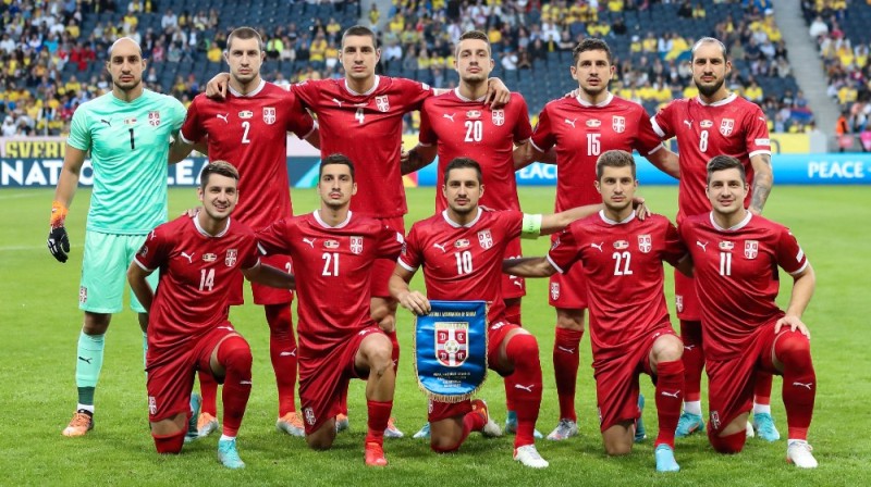 Создать мем: футбольная сборная сербии, сборная португалии, сборная россии