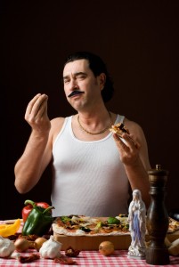 Создать мем: еда, белиссимо жест, итальянцы фото стереотип
