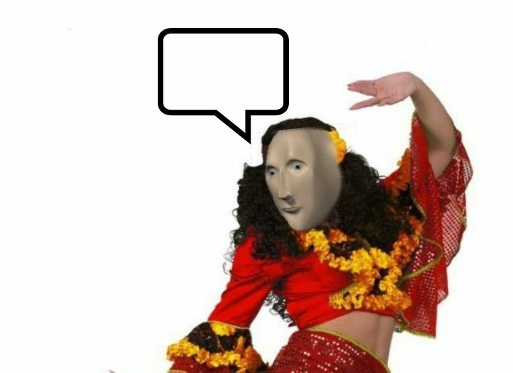 Создать мем: репер мем стонкс, костюм цыганки на новый год, цыганка мем