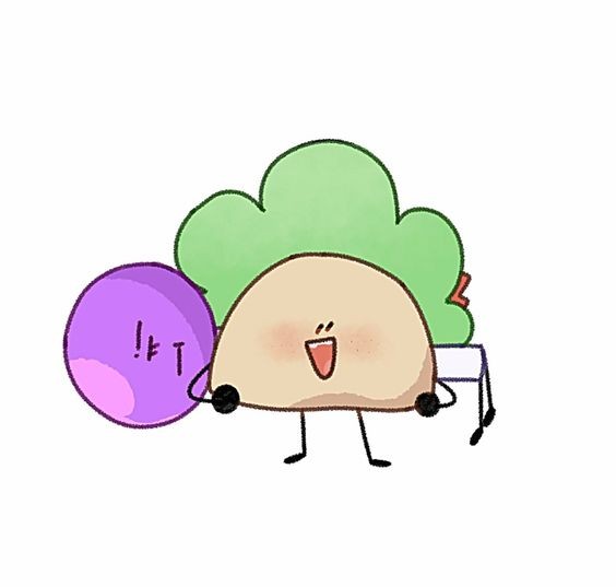 Создать мем: bfdi taco, cute art, taco inanimate insanity art