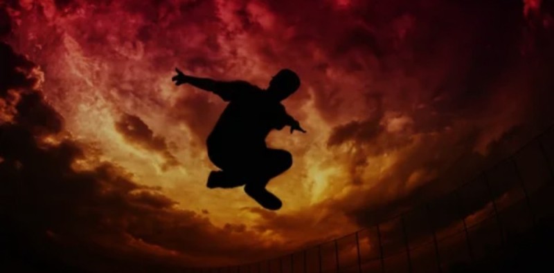 Create meme: parkour silhouette, parkour tricks, parkour game