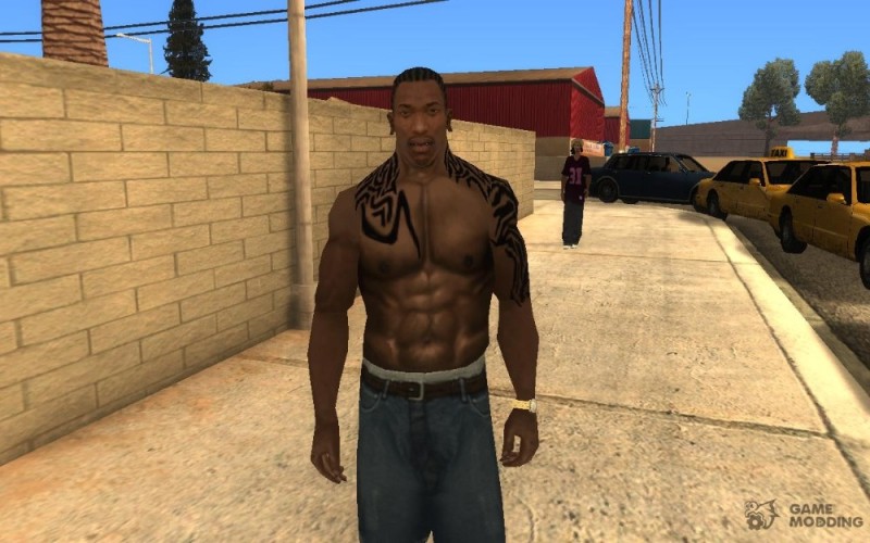 Create meme: Carl Johnson , Carl Johnson is a jock, CJ from GTA san andreas