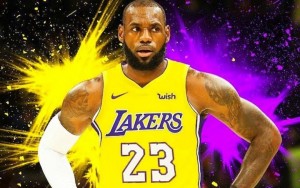 Create meme: nba, lakers, LeBron James