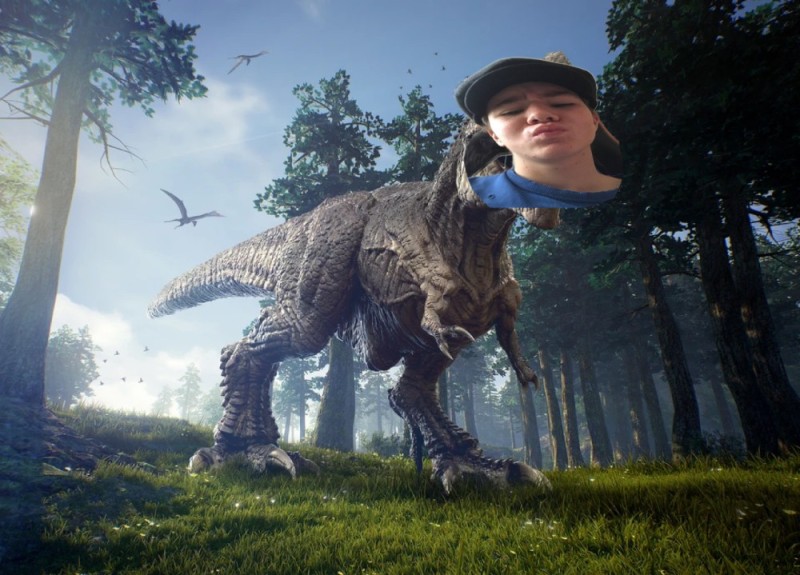 Создать мем: динозавры, тираннозавр мир юрского периода, 2 динозавра
