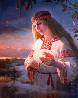 Создать мем: славянская живопись, славянские богини, славянские боги
