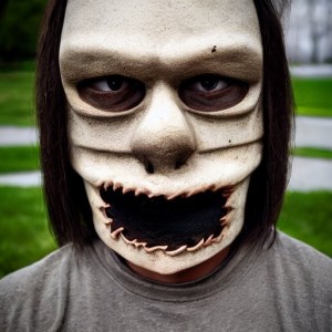 Создать мем: маски для хэллоуина, криповая улыбка, страшный хэллоуин