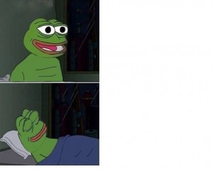 Create meme: meme frog, memes, the frog Pepe dvach