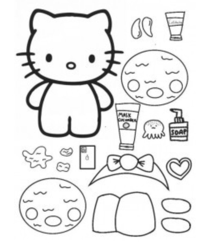 Create meme: hello kitty coloring book for kids, hello kitty coloring book small, hello kitty coloring book