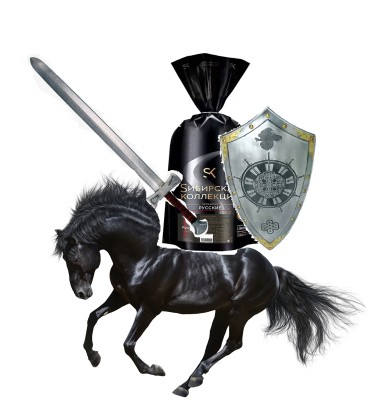 Create meme: mounted knight, horse , Frisian horse on a white background