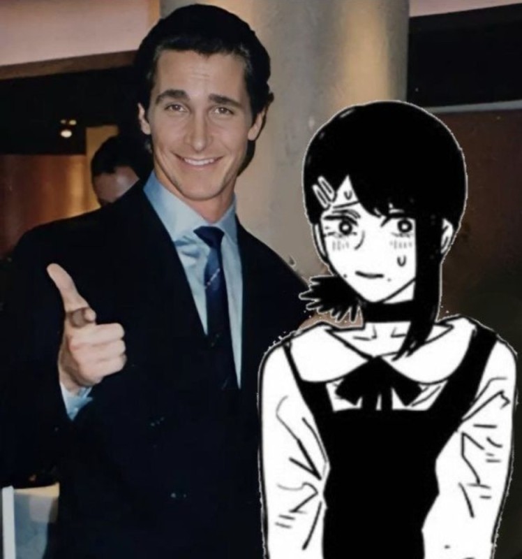 Create meme: Patrick bateman, anime people, Patrick Bateman