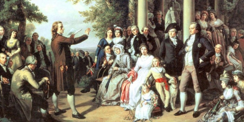 Create meme: Johann Wolfgang von Goethe, the age of enlightenment, the age of enlightenment of the 18th century