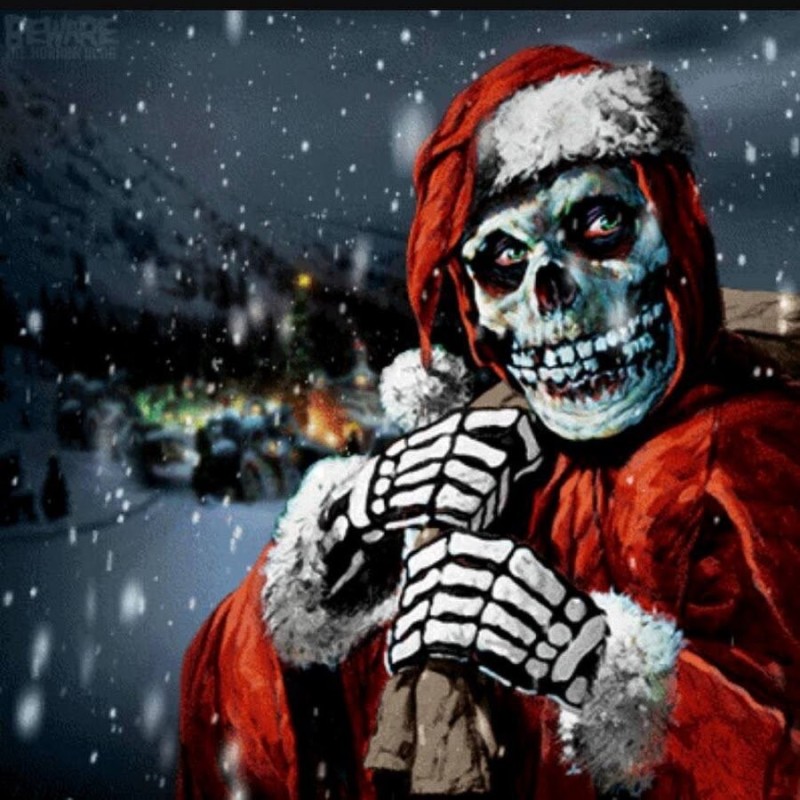 Создать мем: bloody christmas, merry christmas готика, misfits vinyl horror xmas