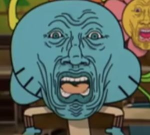 Create meme: the amazing world of Gumball memes, amazing world of gumball, The amazing world of gambol The face of Gambol