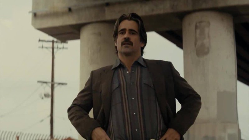 Create meme: Colin Farrell MEM, true detective, true detective meme