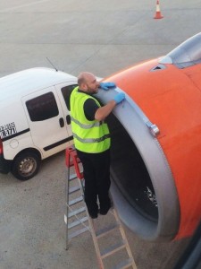 Create meme: repairing the plane with duct tape, people