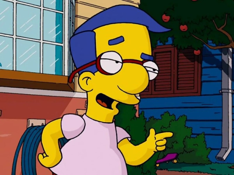 Create meme: milhouse van houten, van houten the simpsons, Bart Simpson 