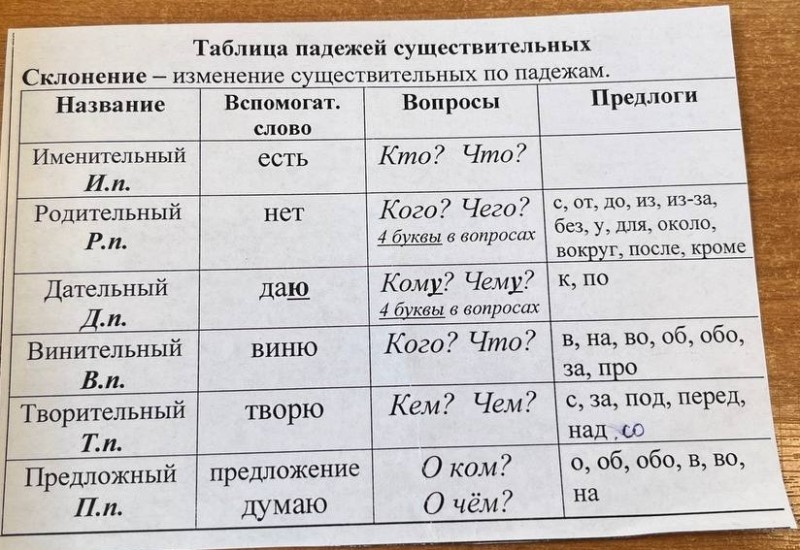 Создать мем: падежи существительных, падежи склонения имен существительных, склонения по падежам