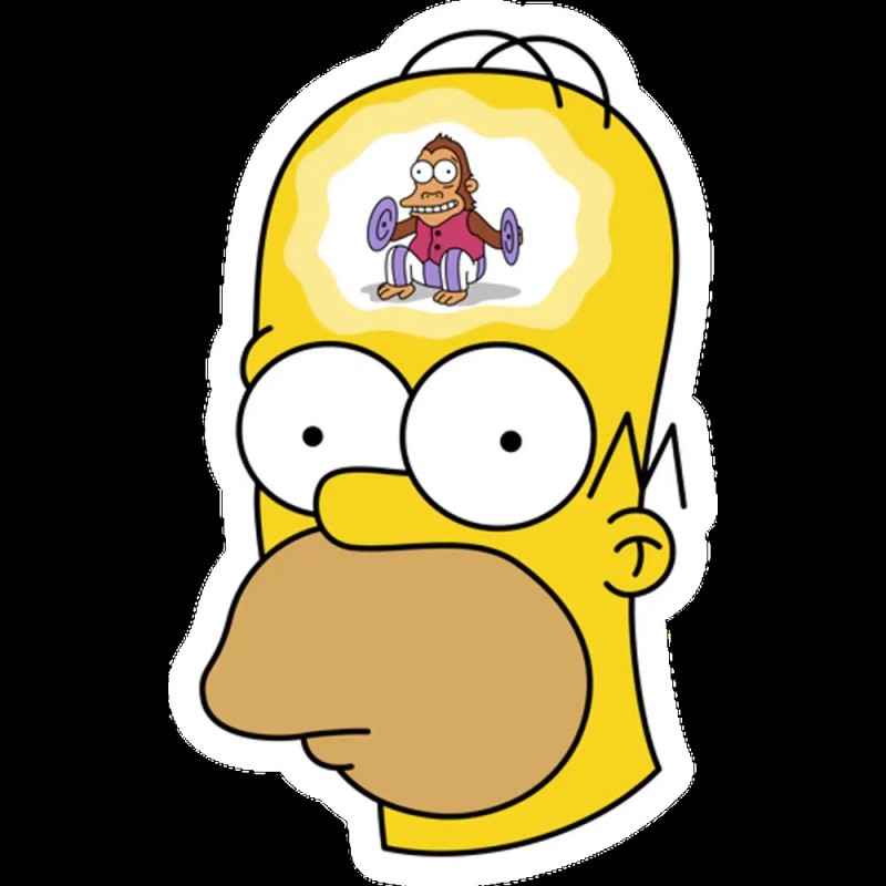 Create meme: Homer Simpson , Homer , Homer the Monkey