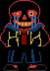 Create meme: the errore sans 8-bit, undertail ericans pixelart, pixel art errore