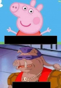 Create meme: George peppa pig, George peppa, peppa pig