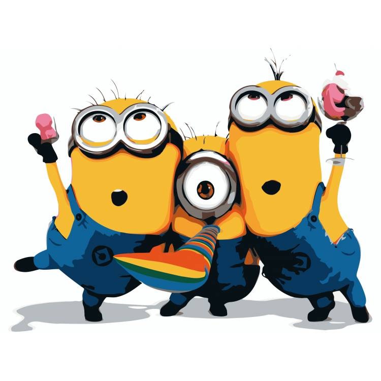 Create meme: minions , birthday minions, minions with others
