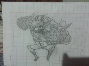 Create meme: figure , the drawings of the characters, darkin league of legends pencil