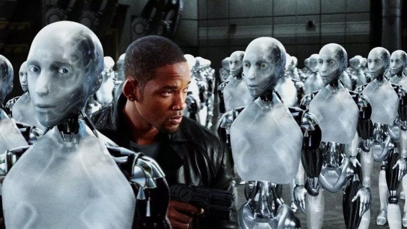 Создать мем: человекоподобные роботы, робот киборг, роботы заменят людей