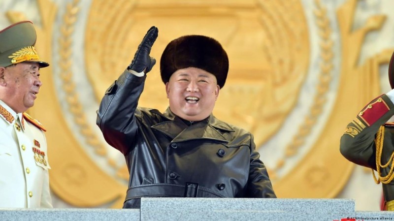 Create meme: Kim Jong-UN , ballistic missile, Kim Jong 