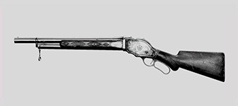 Create meme: Winchester 1887 sawn-off shotgun, winchester rifle, the gun 