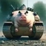 Создать мем: боевые свиньи, прикол, танк