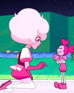 Create meme: Steven universe-a single pale rose, Steven Universe, steven universe pink diamond and pearl