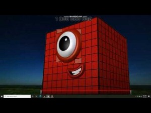 Create meme: numberblocks 1000, numberblocks 1