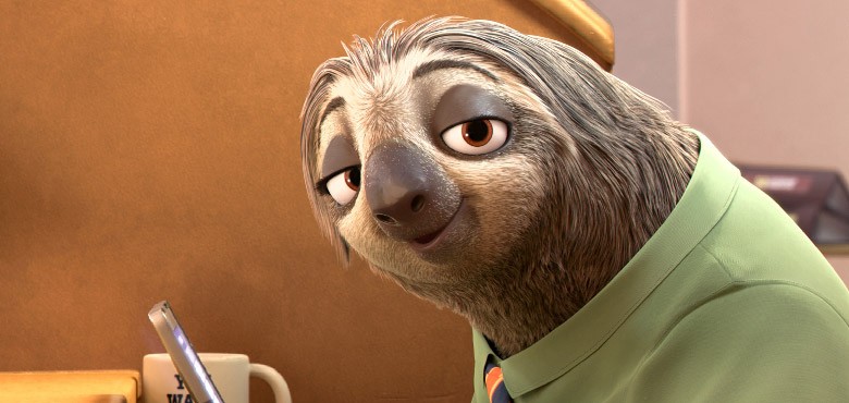 Create meme: sloth from the movie zeropolis, Zootopia, zveropolis Mr. Big