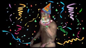 Create meme: birthday, pictures confetti, streamers, background confetti