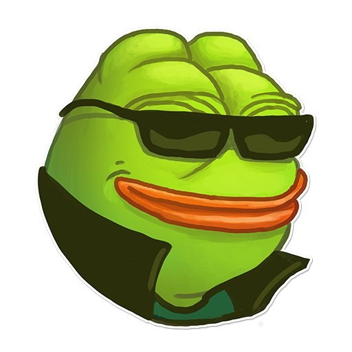 Create meme: pepe the frog twitch, pepe the frog is cool, twitch.tv