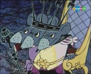 Создать мем: щелкунчик и мышиный король, щелкунчик 1973 король, крысиный король король щелкунчик