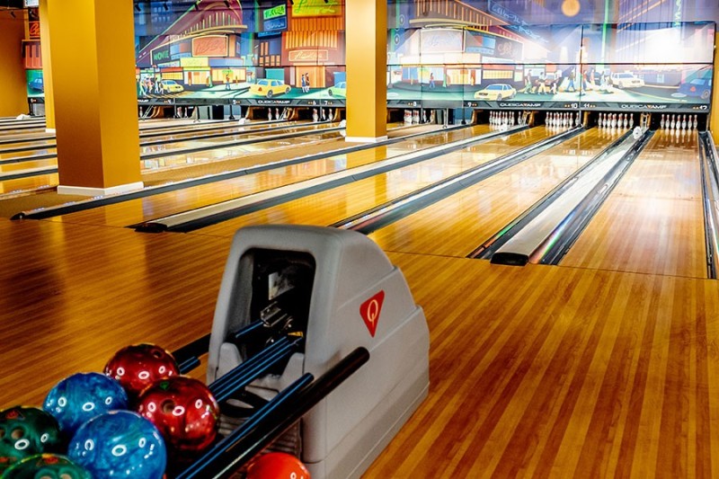Create meme: bowling , sky city bowling Novosibirsk, bowling background